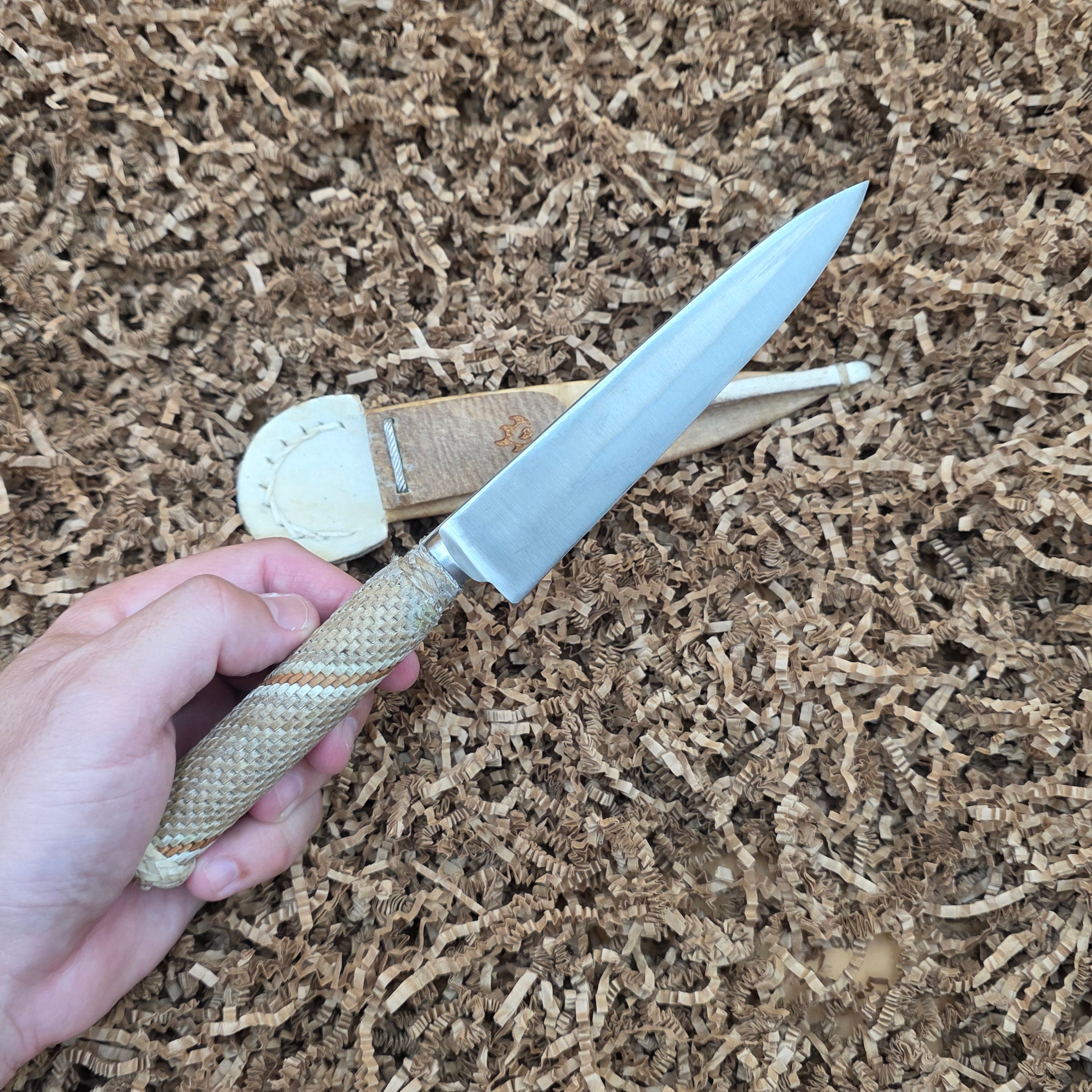 El Corte Artisan Knife with Leather Sleath