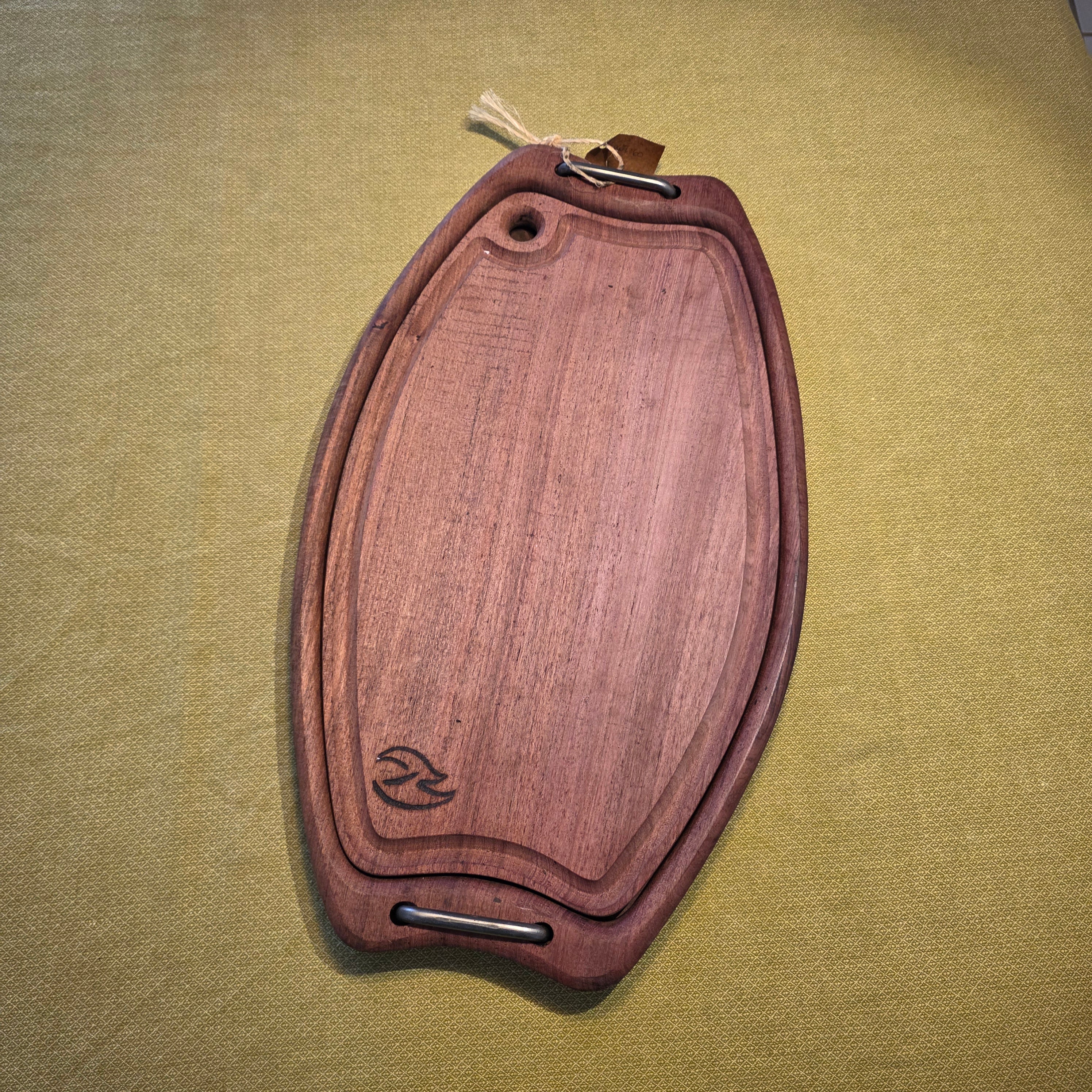 Oval Shaped Double Charcuterie Board Set