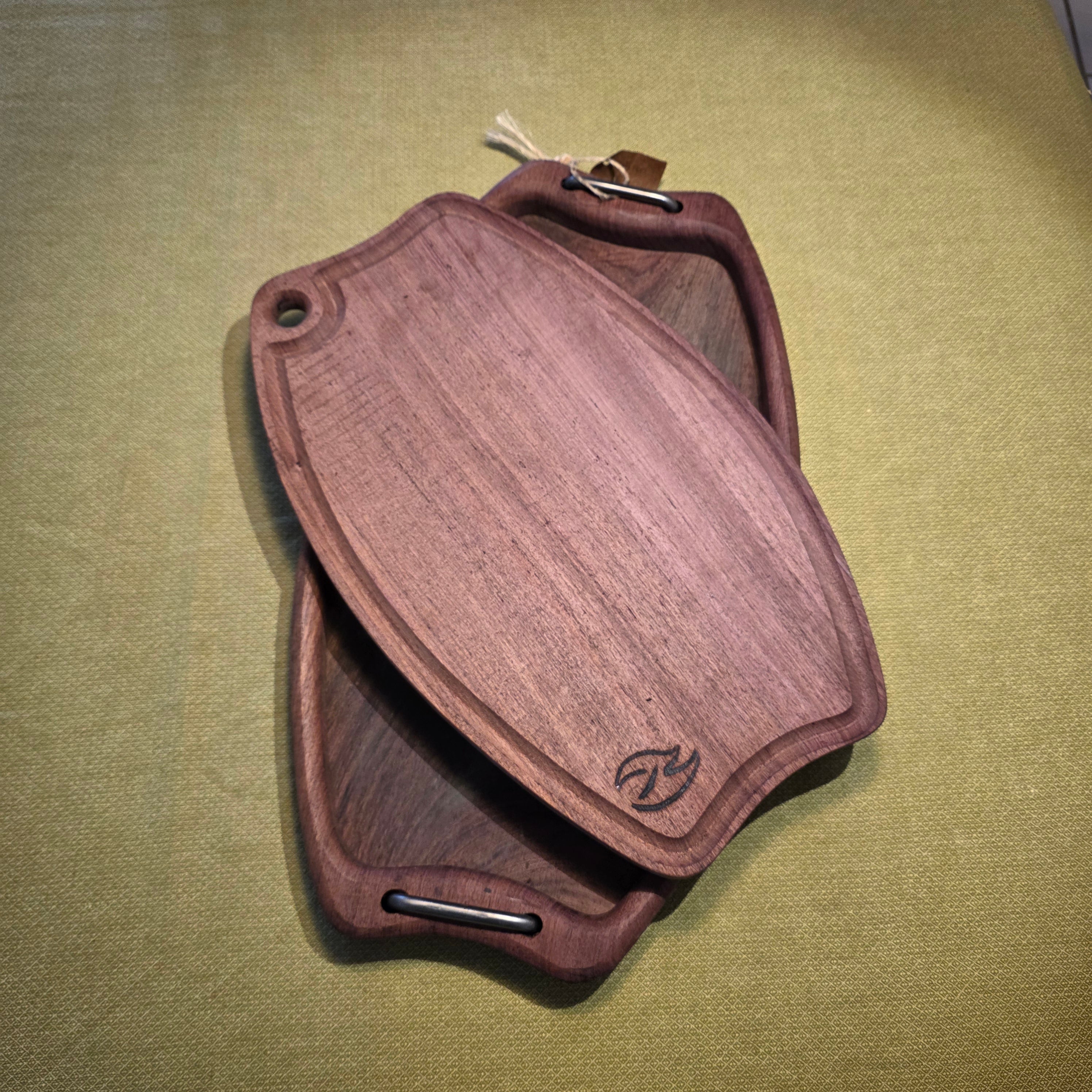 Oval Shaped Double Charcuterie Board Set